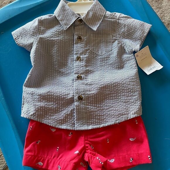 COPY - New with tags 3 months boys short set - Picture 1 of 6